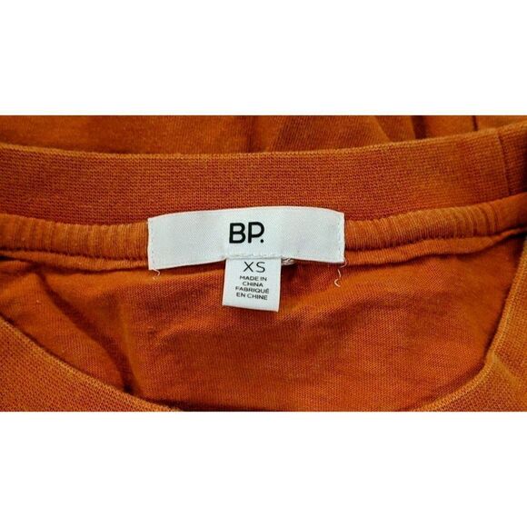 BP Womens Size XS Rust Amber Crew Neck Short Sleeve Cropped T Shirt BP452676MI - Picture 7 of 9
